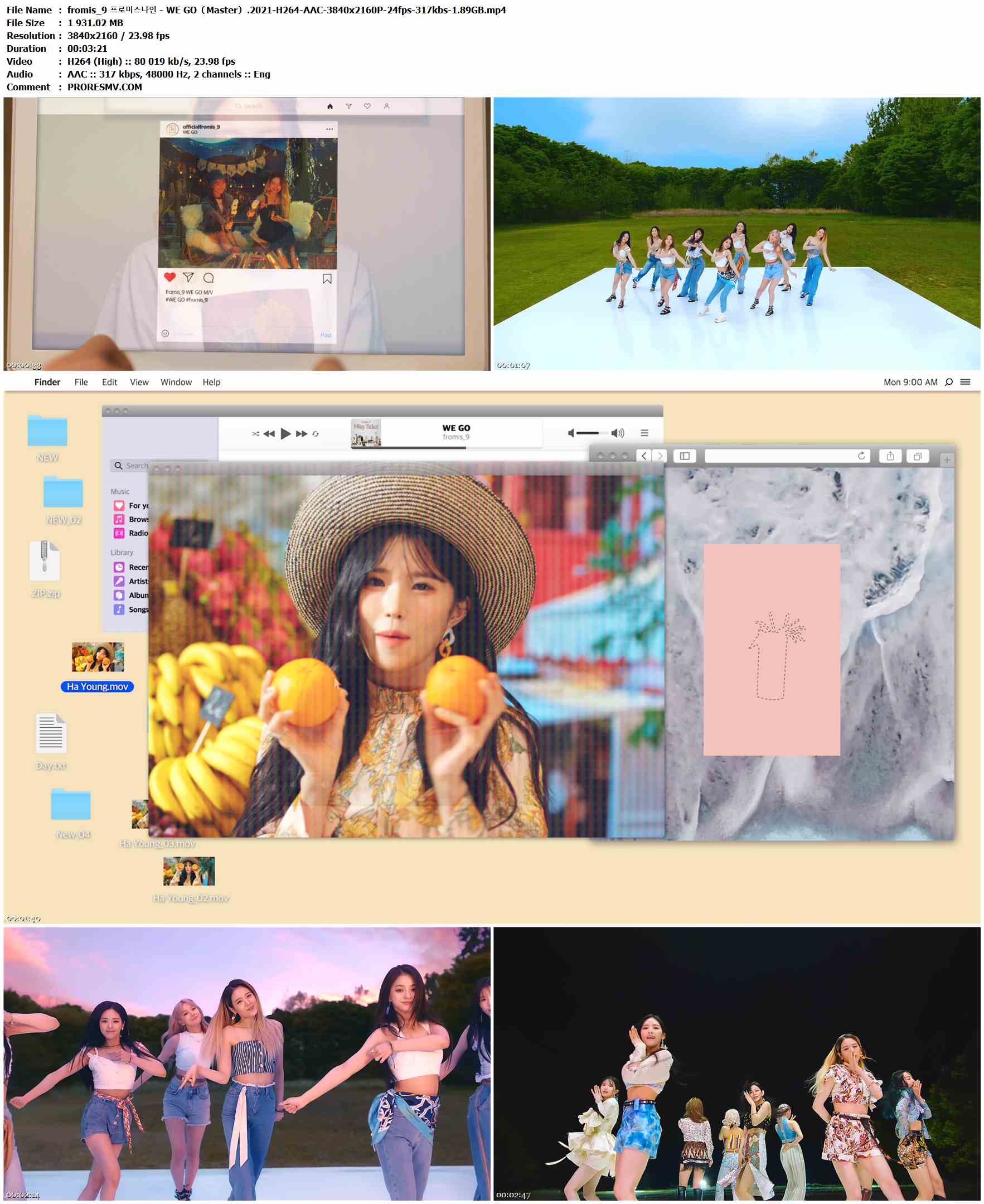 fromis_9 프로미스나인 - WE GO（Master）.2021-H264-AAC-3840x2160P-24fps-317kbs-1.89GB官方MV_高清MV